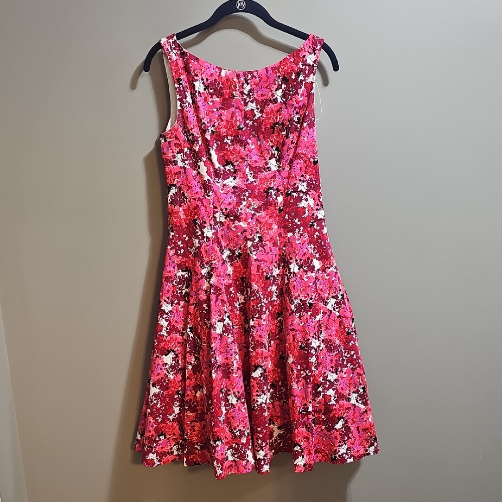 Vibrant Floral Sleeveless Mini Dress